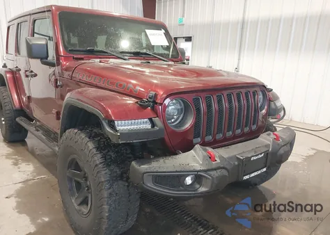 2021 Jeep Wrangler Unlimited Rubicon 4X4 z USA, uszkodzony, nr VIN 1C4HJXFG8MW550370